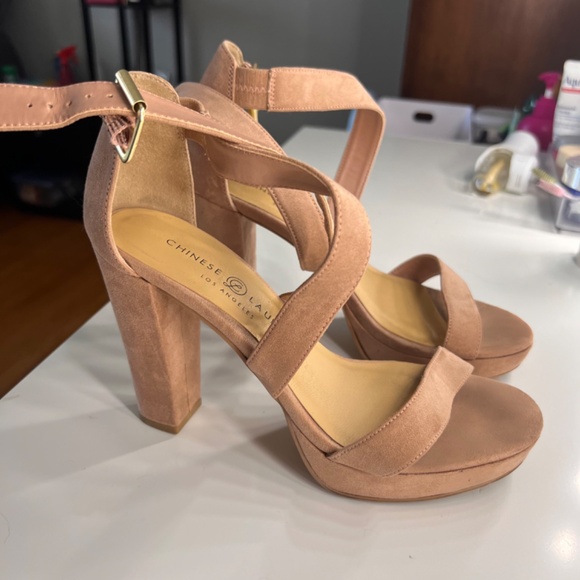 Chinese Laundry Suede Heels - Picture 3 of 3